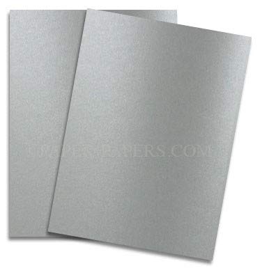 Shine PEWTER - Shimmer Metallic Card Stock Paper - 8.5 x 14 Legal Size - 107lb Cover (290gsm) - 150 PK
