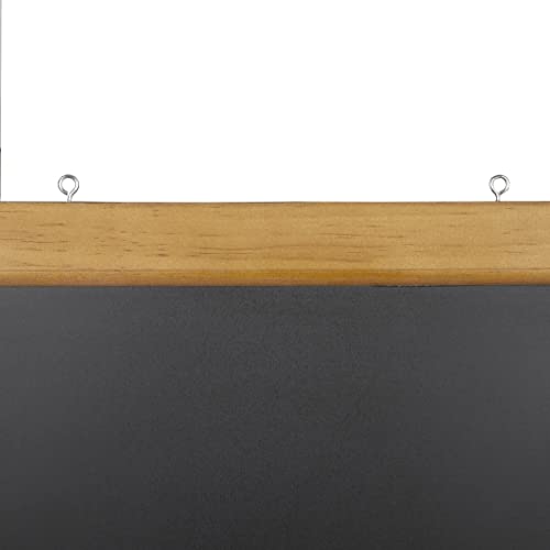 Olympia Wall Mounted Melamine Chalkboard with Pine Frame, 600x800mm