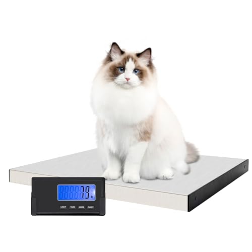 Digital Shipping Scale, 396 lbs Postal Scale 0.1 lbs High Accuracy, Digital Postal Shipping Scale with Remote Display, Lightweight Scale Cordless Separated Electronic Scale for Packages/Luggage/Home