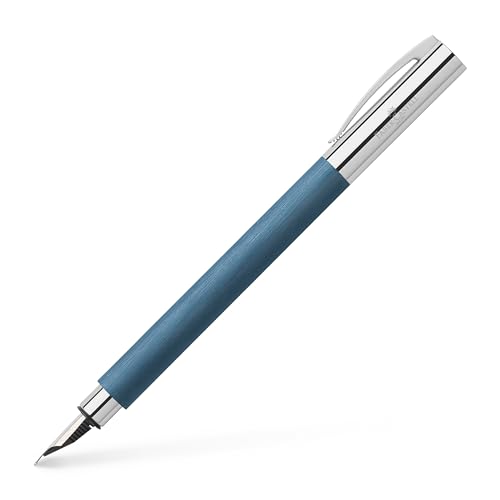 Faber-Castell Ambition Fountain Pen, Blue Resin - Extra Fine