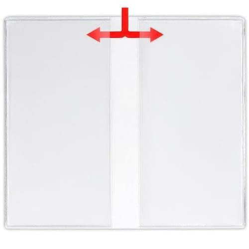 STORE SMART - Clear Plastic Cover for a Pocket Planner - 200 Pack - RSP1855-200