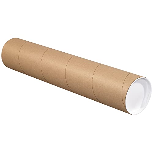 Tape Logic TLP6036KHD Jumbo Mailing Tubes, 6" x 36", Kraft (Pack of 10)