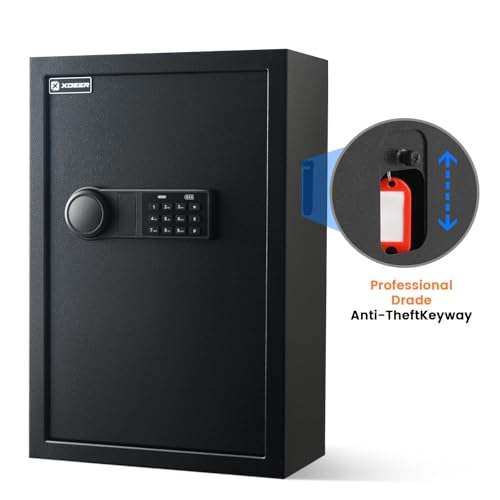 XDeer 212 Key Lock Box Wall Mount with Code & WiFi, Combination Lockbox