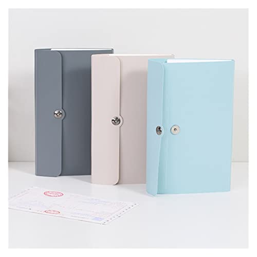 AEYSD-456 Filing Envelopes 1PCS File Folder Organ Box Bag Multi-Function Organizer Storage Holder Office Document A5 Supplies Paper Folder Finishing File Plastic Folders (Color : 2)