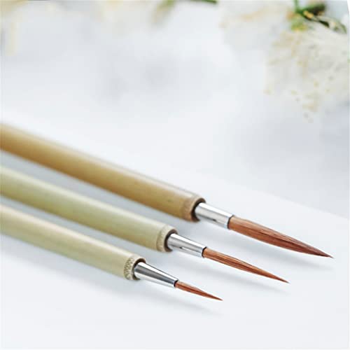 PMFNVXUW Chinese Calligraphy Brush Pen Set Weasel Hair Watercolor Line Meticulous Painting