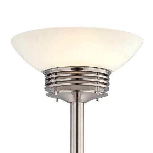 Deco Light Blaster 72 1/2" Tall Nickel 4-Light Torchiere Floor Lamp