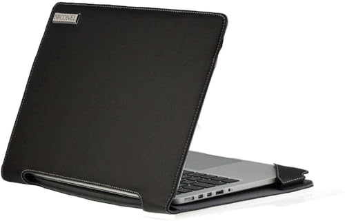Broonel - Profile Series - Black Leather Laptop Case Compatible with Lenovo ThinkPad X9 14 Aura Edition 14" Laptop