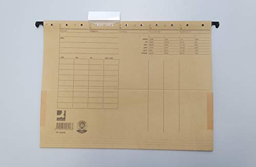 Q-Connect KF00555 Suspension Files and Accessories UniReg Pack of 25 Hanging Bag.