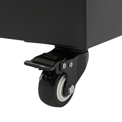 30 Device Mobile Charging Cart, 300W Phone Charge Storage Cabinet, 5V 2A Single Port Overcharge Anti-Collision Magnetic Suction Door Heat Dissipation Free Standing/Tabletop Charging Station (Black)