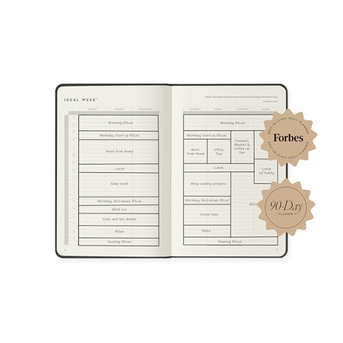 Full Focus Navy Linen Planner by Michael Hyatt - The #1 Daily Planner to Increase Focus, Eliminate Overwhelm, and Achieve Your Biggest Goals - Hardcover