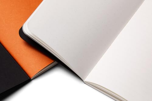 Bellroy Notebook Cover, Leather A6 Folio - Black