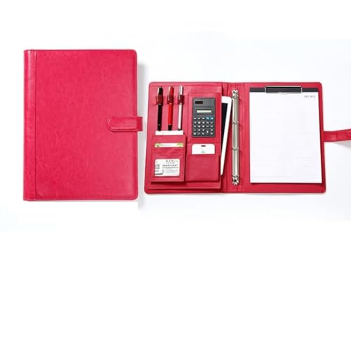 TEDILUVI Document Organizer Folder 4 Binder Manager Briefcase Office Portfolio Bag Hand Clip File
