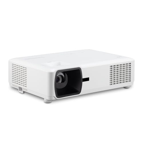 ViewSonic LS610WH 4000 Lumens WXGA LED Projector with H/V Keystone, 4 Corner Adjustment and LAN Control for Home and Office