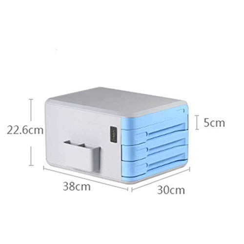 AFPSDLFJDLS File manager- Desktop Storage Box - with Password Lock Drawer Type Multi-Layer File Cabinet Office,Home,Mall(D)