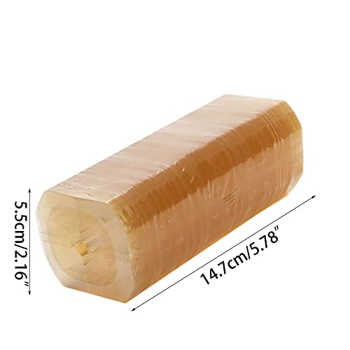 CLAKY About 70Pieces/Set Lens Templates Lens Eyeglasses Lens Blanks Lens Template for Maker Glasses Yellow