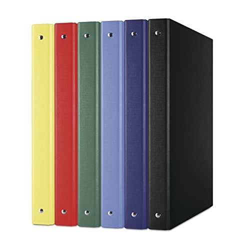 DONAU Ring Binder. Made from 1.9 mm Thick Cardboard with eco-Friendly Polypropylene Film (100 microns) with a Linen Cloth Structure, with a grammage of 1170 GSM and Ring Mechanism. Pack of 10.