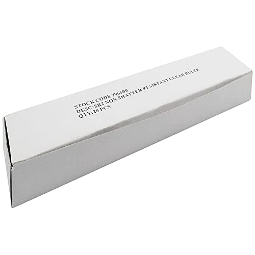 Whitebox 300mm Ruler - Clear [Pack of 20]