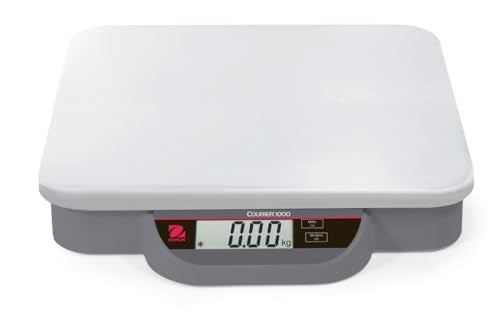 Ohaus i-C12P75 Courier 1000 Shipping Scale, 165 lb x 0.1 lb, 11 in x 12.4 in
