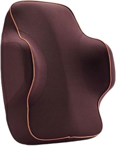 EZLQGBWKPDT Waist support pillow, car waist cushion, memory foam back seat, detachable and washable ergonomic pad, suitable for drivers, teachers and students