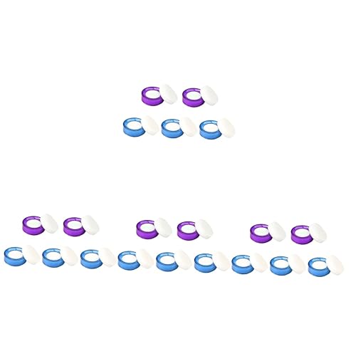 20 pcs Money Counting Water Box Finger Moistener for Counting Money moisturizer SPF Finger Damper Counting Paper Spong Tool Accessories soonges Office humidifier Manual Plastic (Assorted Colorx