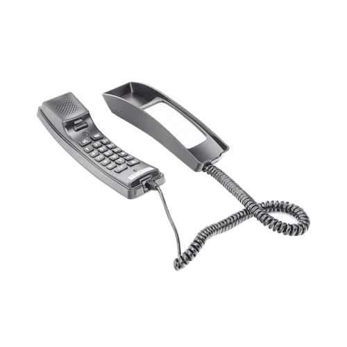 Fanvil H2U Compact IP Phone, Black; 10-Speed Dial Keys; 1 Programmable DSS Key; 10/100Mbps Ethernet; PoE Power Supply; 2 SIP Lines; Direct IP Dial; Acoustic Echo Canceller; Call Logs; HD Voice