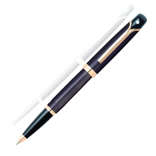 Sheaffer Valor Rollerball Pen, Glossy Brown with 22KT Gold Trim, Italian-Made, Gift Box Included