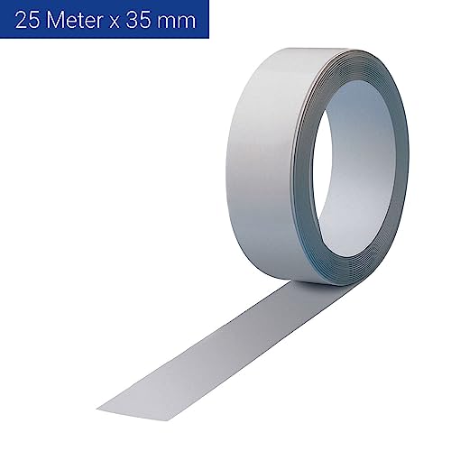 MAUL Ferroband, self-Adhesive Magnetic Wire wall Rail, White, White, 6212002