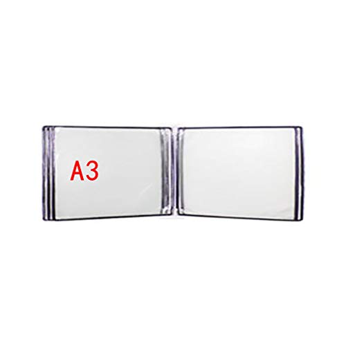 KGDJBGSE Wall Mounted File Folder Holder Hanging Organizer Document Display with 5 Panels and 10 Pockets 45 * 32 4.5CM(I)