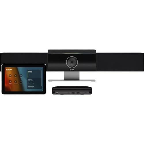 Poly Studio Medium Room Kit for MS Teams: Studio USB Video Bar with GC8 - for Video Conferencing - Medium Room Size Supported - Audio Line in - USB - Wall Mountable