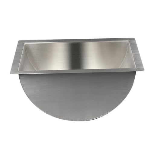 YHdtUO 304 Stainless Steel Cash Tray - Drop-in Deal Tray for Cash Register Window, Bank, Or Ticket Window - Brushed Finish Drop Deal Tray for Secure Transactions