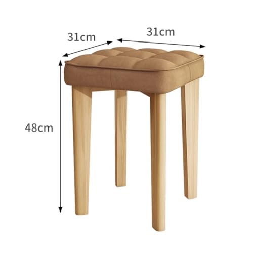 GYYDXXFC Conference Room Chair Stackable Kitchen Stools, Comfortable Upholstered Stackable Wood Legs Linen Padded Modern Dining Chair, for Home and Office(White)