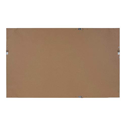 DesignOvation Bosc Transitional Magnetic Chalkboard, 27.5" x 43.5", Black, Sleek and Decorative Chalkboard for Display and Organization