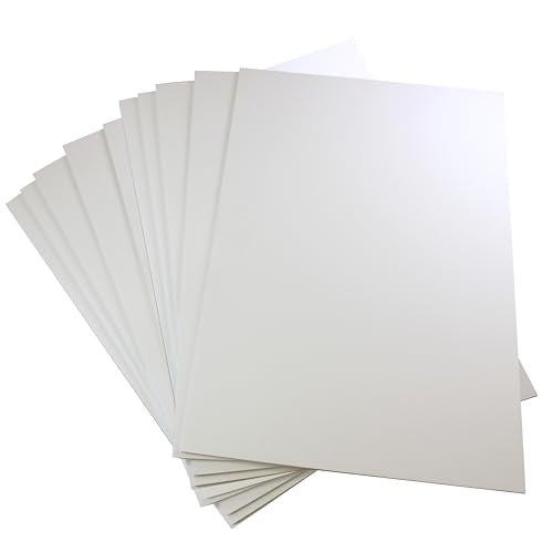 Flipside Products 32" x 40" White Acid Free Foam Board, Arts and Crafts, 3/16" Thick, Presentations, Large Signboards, Backing Board, Display, Pack of 25