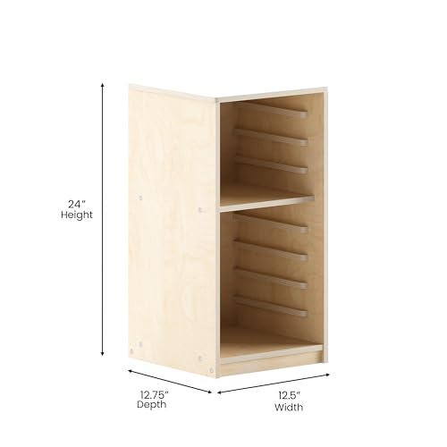 Classroom Essentials Kid Friendly Commercial Deluxe Natural Birch Plywood Puzzle Holder