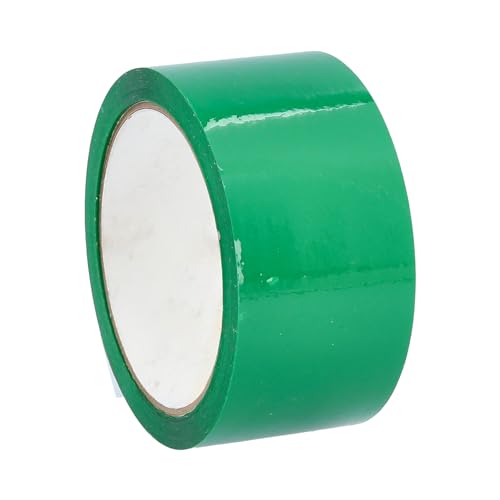 PSBM Green Packing Tape, 36 Rolls 2 Mil 1.88 Inch 110 Yards Per Roll, Heavy Duty Colored Tape for Color Coding, Packaging, Shipping, Moving & Sealing