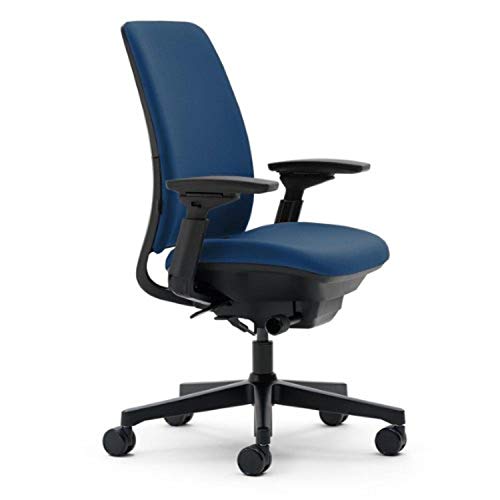 Steelcase Amia Office Chair, Most Comfortable Sit, Buzz2 Blue Fabric