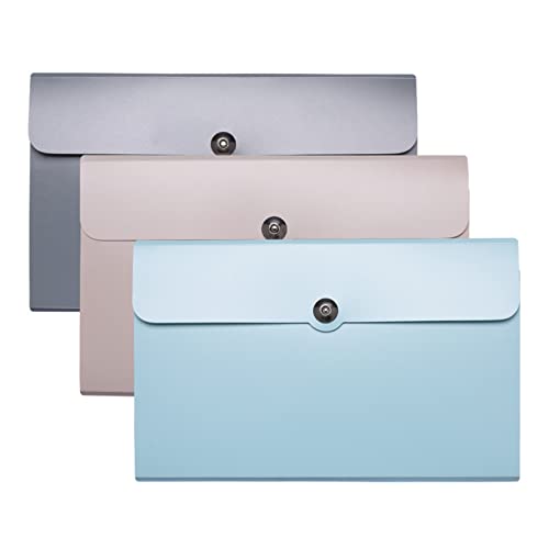 AEYSD-456 Filing Envelopes 1PCS File Folder Organ Box Bag Multi-Function Organizer Storage Holder Office Document A5 Supplies Paper Folder Finishing File Plastic Folders (Color : 2)