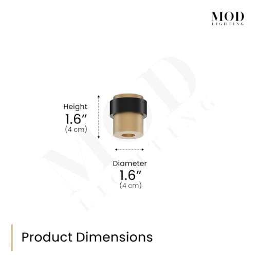 MOD LIGHTING Enso Copper Door Stop with Rubber Band for Shock Absorption