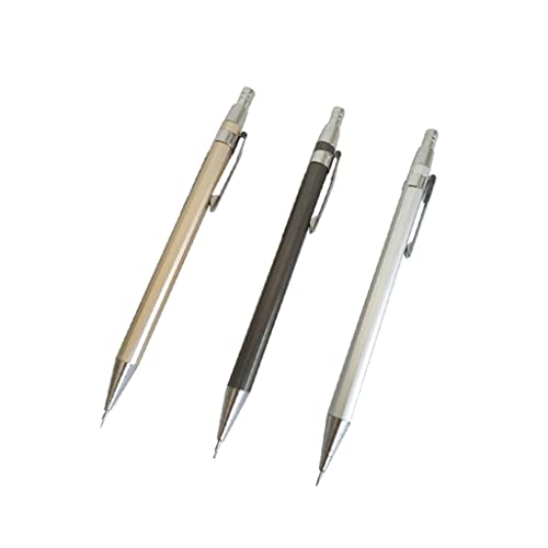 rxxcmd 3 Mechanical Pencils New Student Replaceable Lead Pencil For Office(0.7mm)