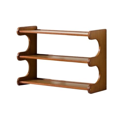 Office Bookshelf Home Multi-Story Open Bookshelf Bamboo Storage Rack for Living Room Office