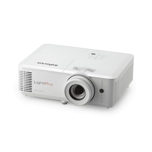 INFOCUS LIGHTPRO IN0061SL 3D Standard Throw DLP Projector - 169 - HIGH Dynamic Range HDR - 3840 X 2160 - Front - 2160P
