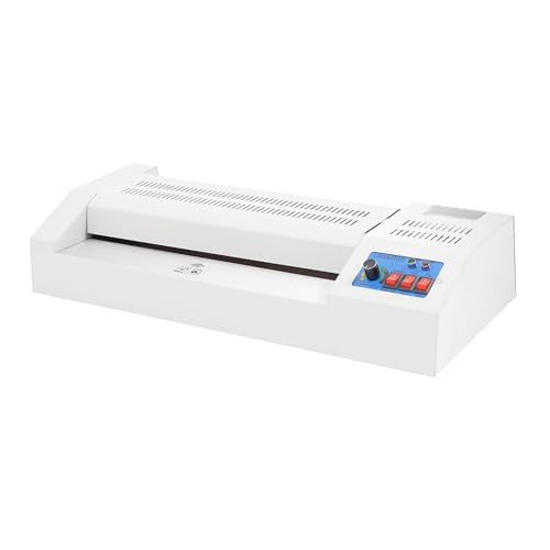 Electric Thermal Laminator Machine,600W Desktop Laminating Machine,Hot/Cold Roll Laminating Machine No Bubbles Machine for Large Offices,Homes,Schools