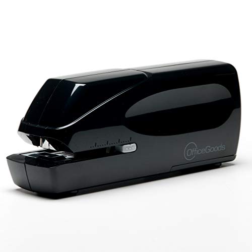 OfficeGoods Liberty Pro Electric Stapler, Staples Up to 25 Papers, Black