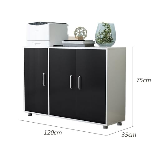 XJOYSL7921 File Cabinets ﻿ 1.2m File Cabinet Information Storage Short Office Printer Small Bookcase Vertical File Cabinets(Red)