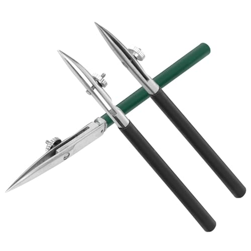 MENGKK Drafting Compasses Pen Drawing Line Masking Ruling Fluid Adjustable Calligraphy Straightfine Lines Setnibs Pens Tool Painting Technical Ink(Green)