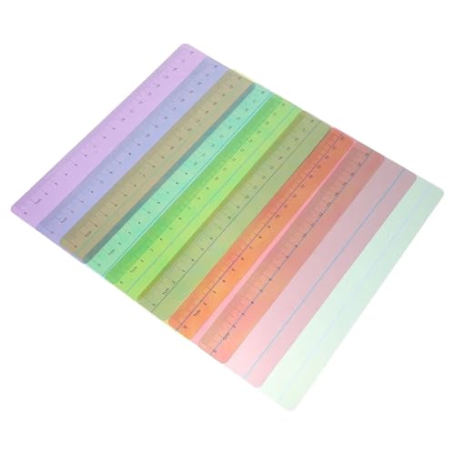 Reading Tracker 32pcs Colorful Reading Guide Strips Bookmark Highlight Tracking Marker Clear Overlay Tool