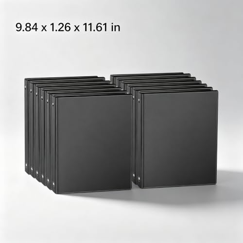 1-" Round Ring Binder,Standard 3 Ring Binder Fit Letter Size