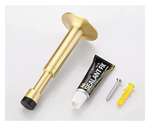 ZGLINMZ Door Stop Stopper Holder Stainless Steel Adjustable Hydraulic-Heavy Duty with Rubber Bumper
