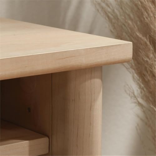 Sauder Whitaker Point Engineered Wood Organizer Hutch in Natural Maple Finish