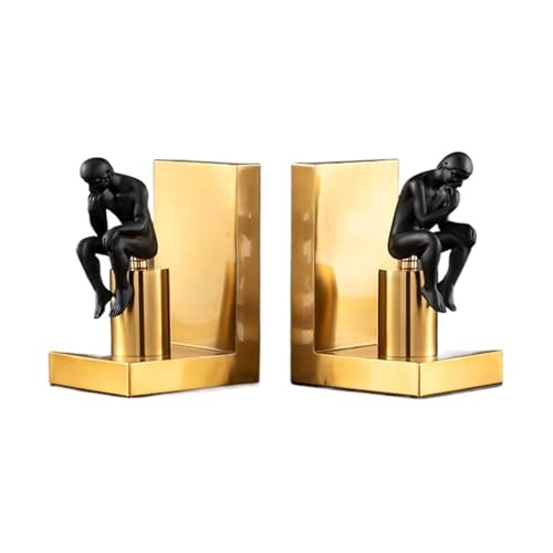 Bookends, Characters Bookends Home Accessories Bookends for Bedroom Library Office School and Desktop Organizer Decoration Book Ends,for Shelves Books